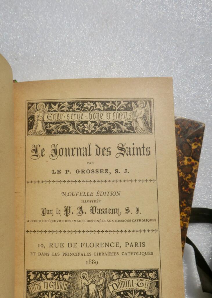 Heiligenjournal von 1889
