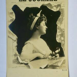 Journal LE JOURNAL affiche crevée