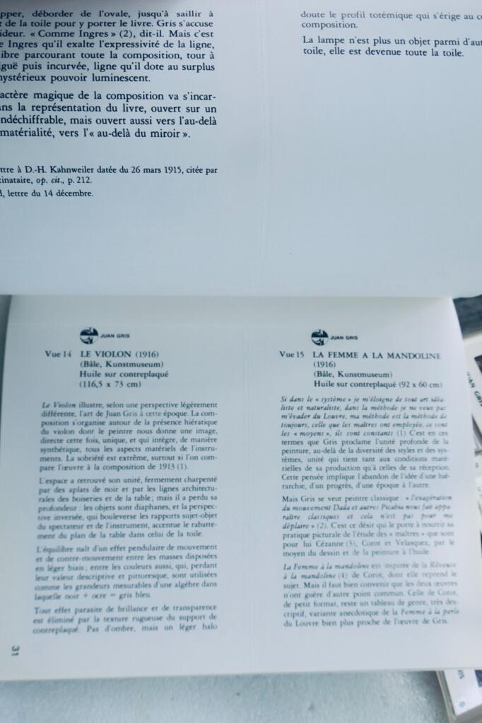 Educational document on Juan GRIS