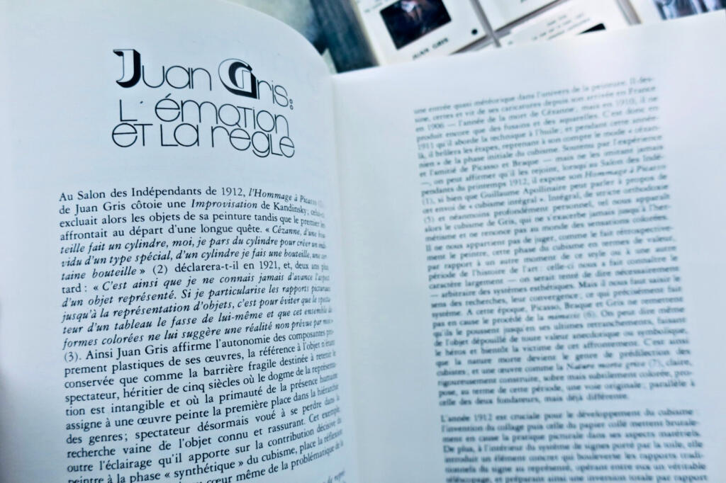 Educational document on Juan GRIS