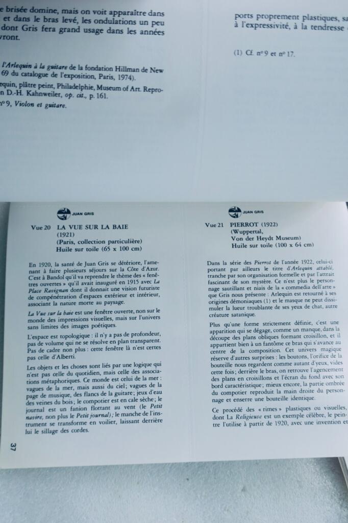 Juan GRIS Educational Documentation