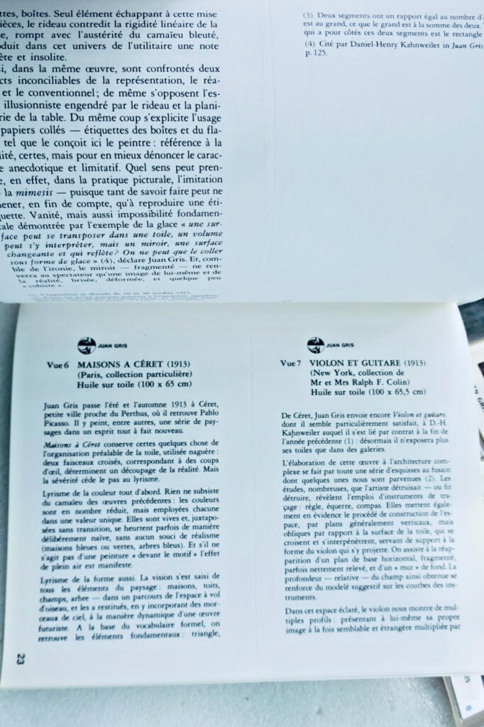 Educational document on Juan GRIS