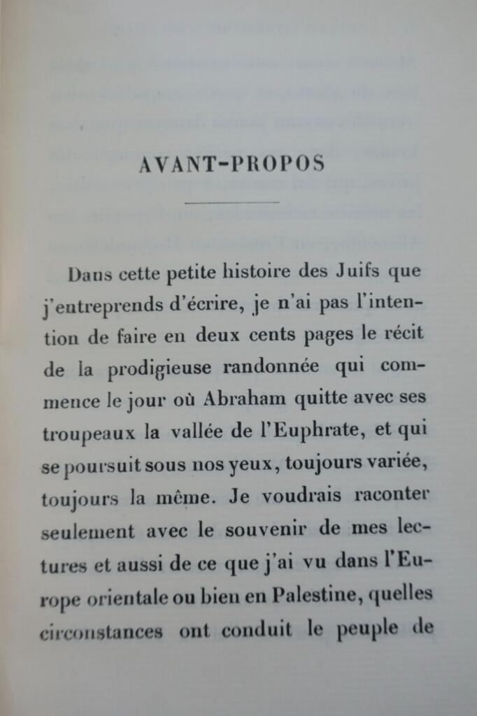 JUIF THARAUD (Jean & Jérôme) Petite histoire des juifs
