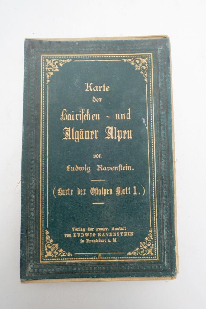 Karte der bairischen & Algäuer Alpen