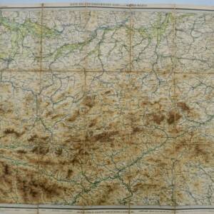 Map of the Austrian Alps and Wiener Woods