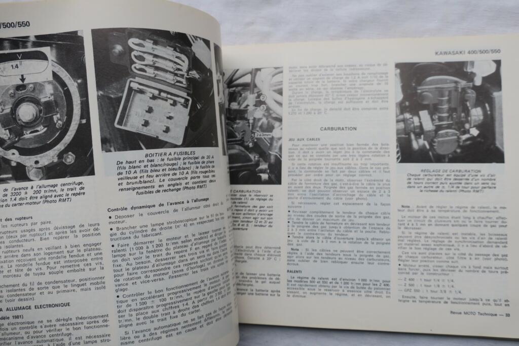 Kawasaki Revue Moto Technique, N° 42, Kawasaki Z 400 J, Z 500 B, Gp Z 500 D1, Su