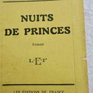 KESSEL (Joseph). Nuits de Princes EO