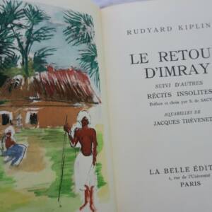 Kipling Rudyard LE RETOUR D'IMRAY suivis d'autres récits insolites