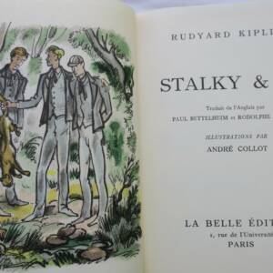 Kipling Rudyard STALKY & CIE illustré par Collot