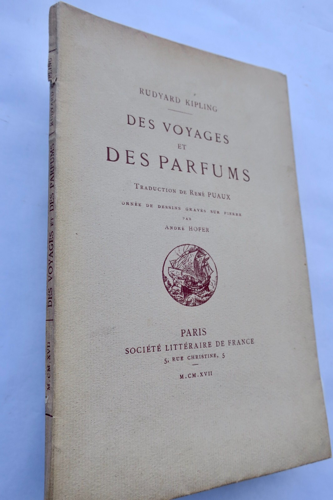 Reisen und Düfte von Kipling<span class="lla-card-orig-wrap"><span class="lla-card-orig">❦ Kipling, Rudyard Voyages et des Parfums 1917</span></span> - La Librairie Antique