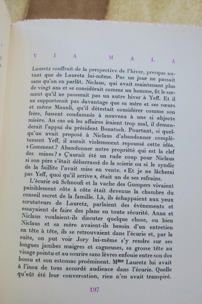 KNITTEL, John. VIA MALA front. de Roger Wild