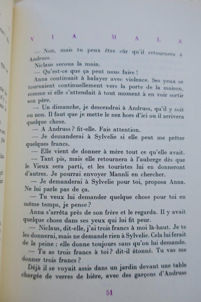 KNITTEL, John. VIA MALA front. de Roger Wild