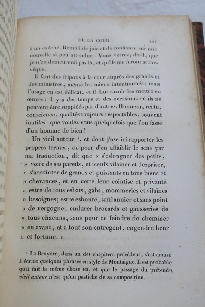 Character studies by La Bruyère and Théophraste