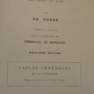 La Face de la Terre. (Das Antlitz der Erde) 1924