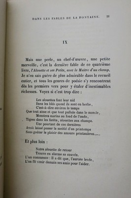 Poesie in LA FONTAINEs Fabeln