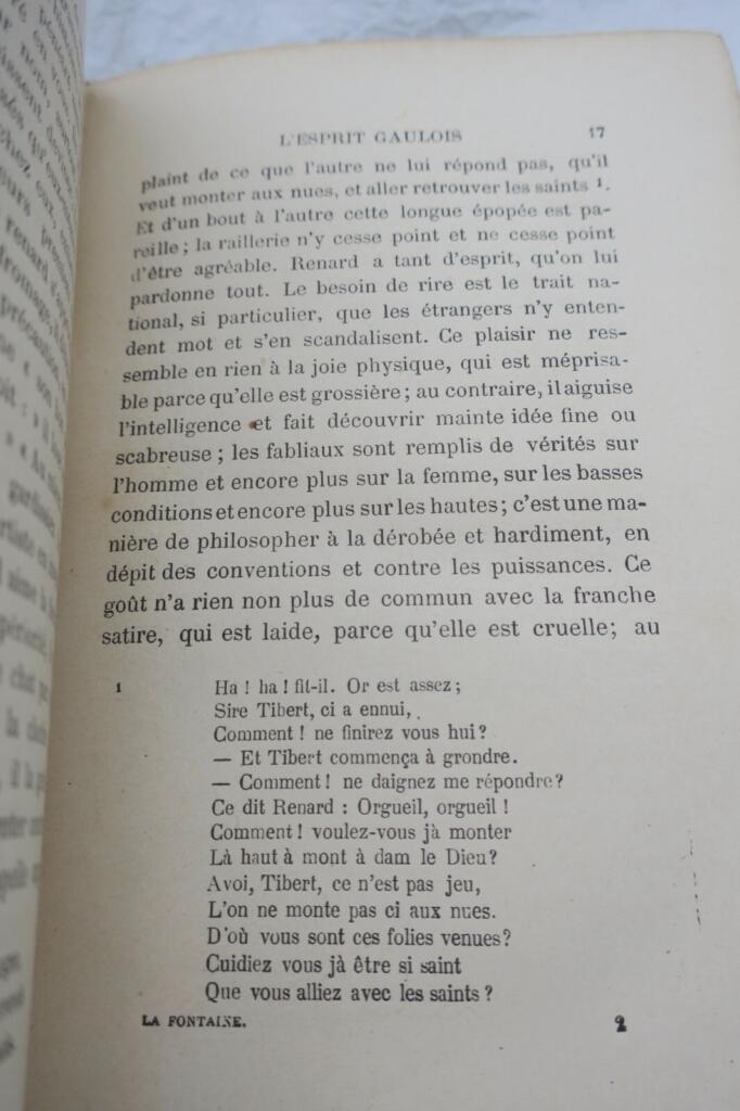 LA FONTAINE ET SES FABLES 1881
