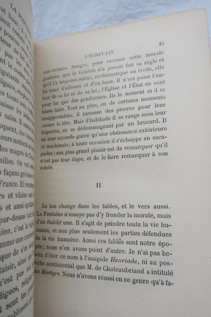 LA FONTAINE ET SES FABLES 1881