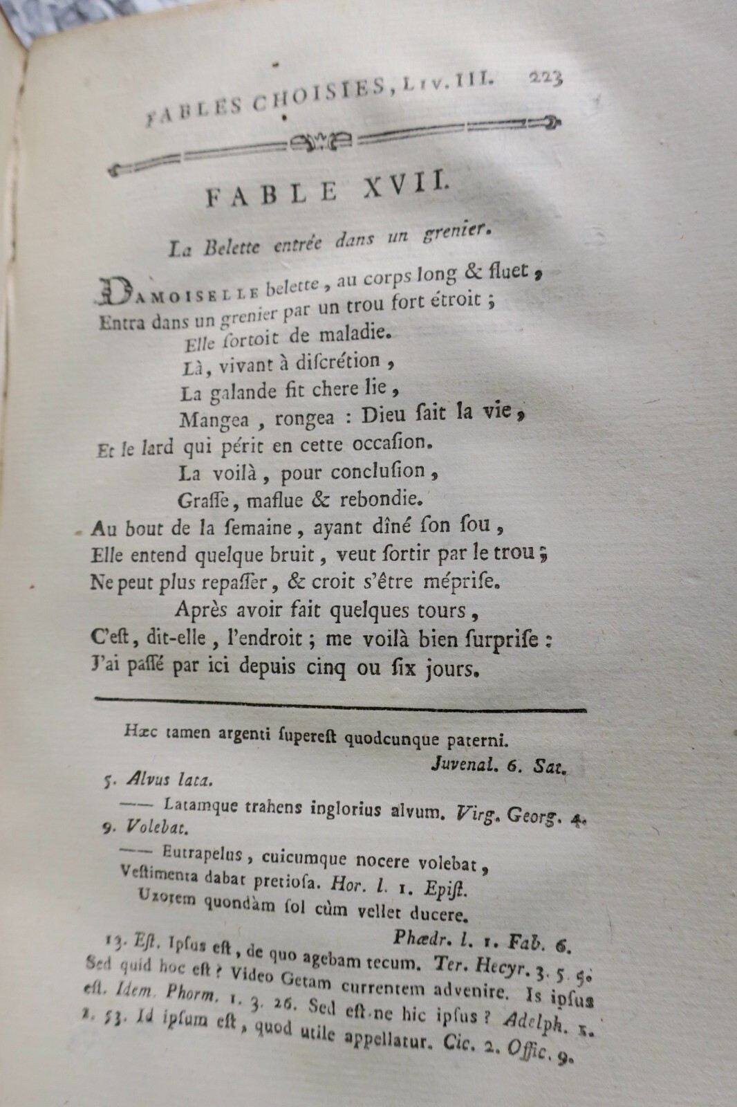 LA FONTAINE Fabulae selectae 1775 – Image 3