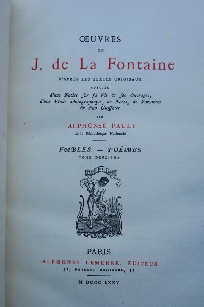 ラ・フォンテーヌの寓話