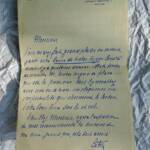 La Force lettre autographe