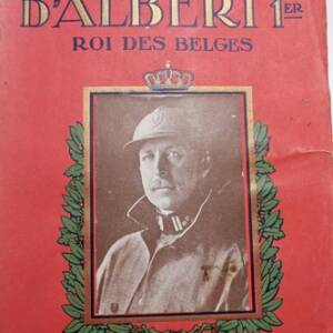 LA LEGENDE D'ALBERT 1er - ROI DES BELGES dessins de Hergé