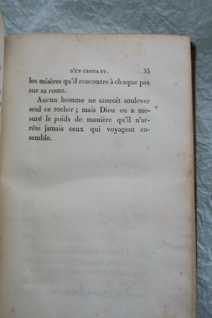 LA MENNAIS Paroles d&rsquo;un croyant 1834