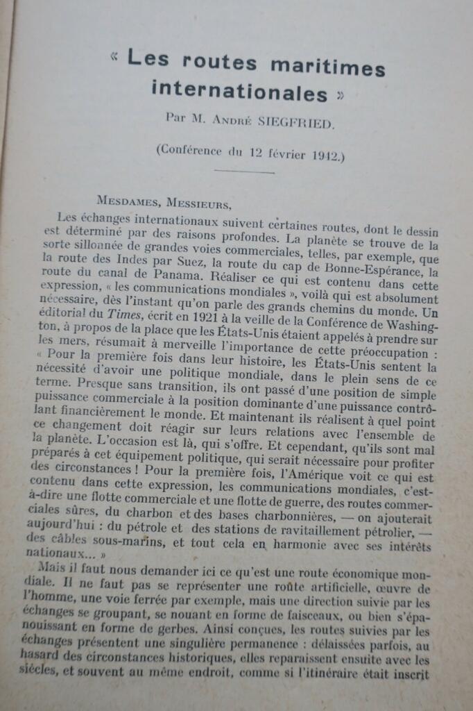 La Mer et l’Empire. Editions de l’institut maritime et colonial. 1943