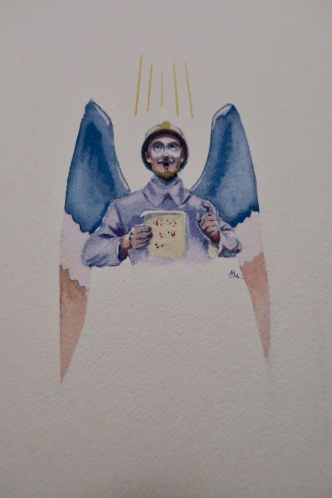WWI soldier's spiritual journey illustrated