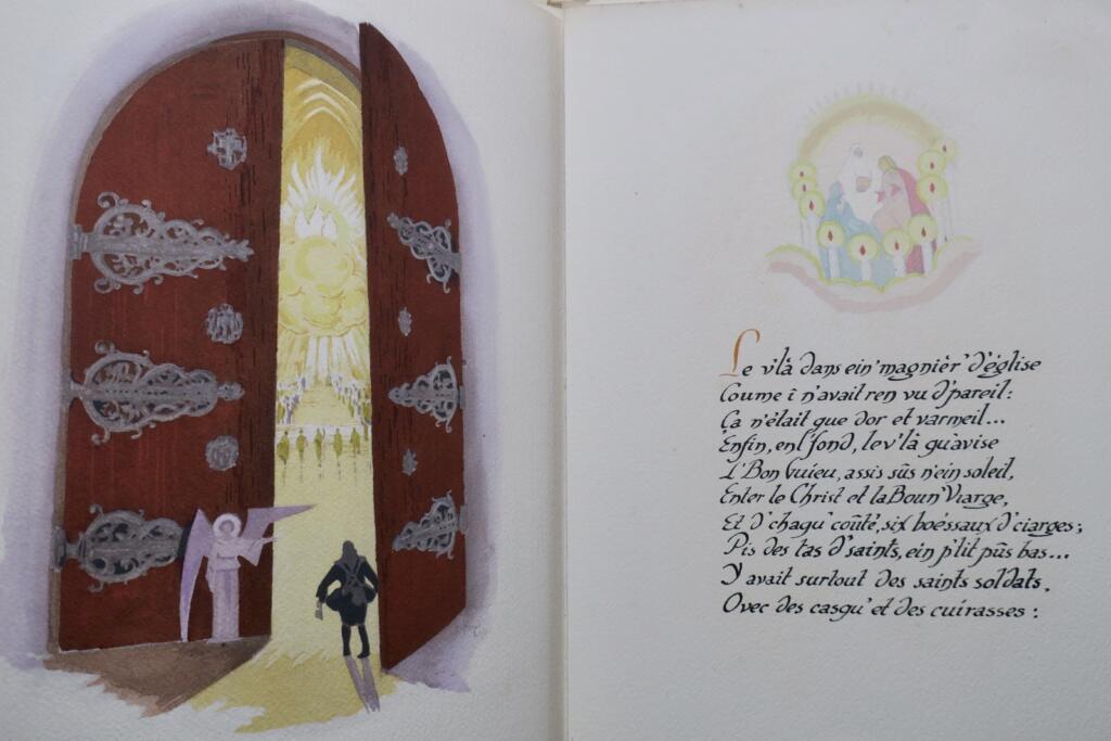 WWI soldier's spiritual journey illustrated