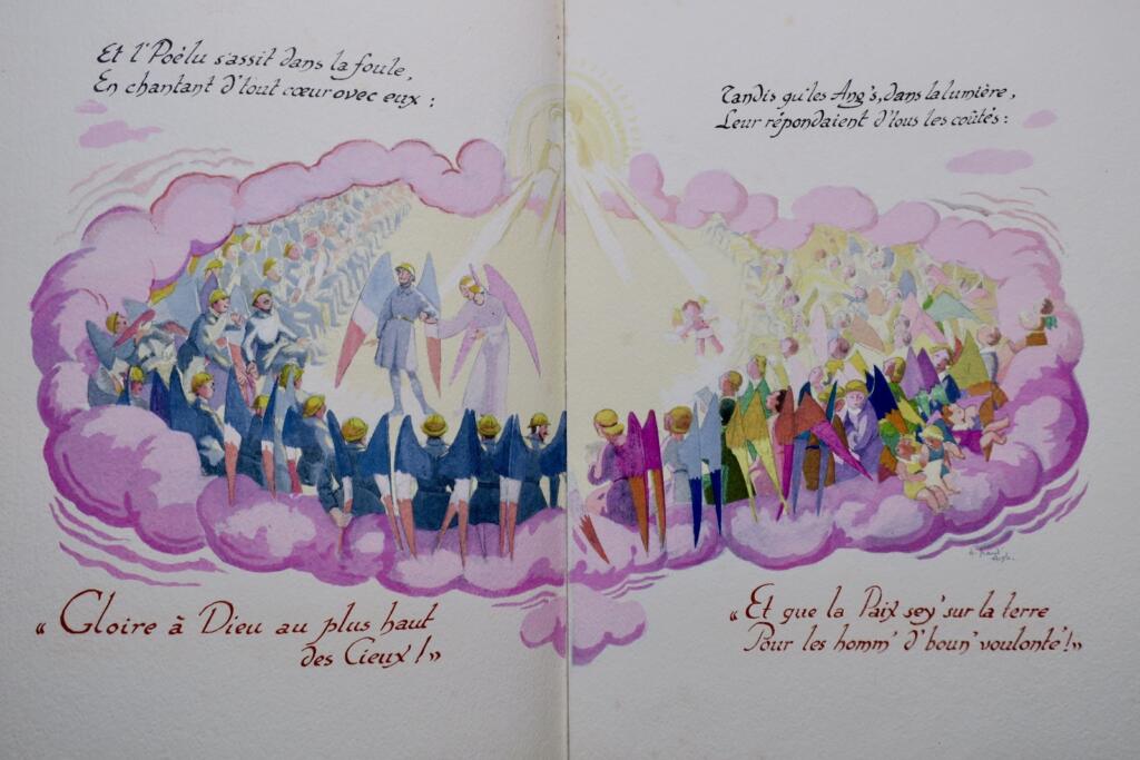 WWI soldier's spiritual journey illustrated