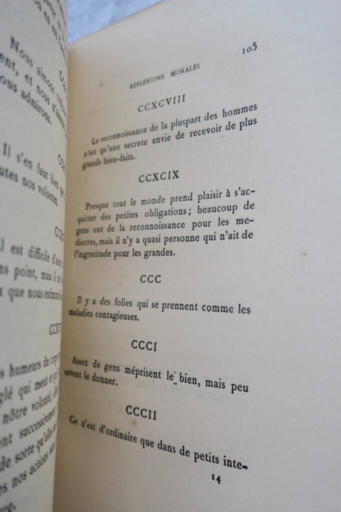 La Rochefoucauld Les Maximes de La Rochefoucauld 1881