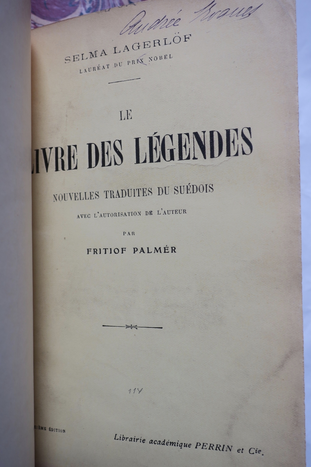 拉戈勒夫的两部经典作品<span class="lla-card-orig-wrap"><span class="lla-card-orig">❦ Lagerlöf La Légende de Gösta Berling+LE LIVRE DES LEGENDES</span></span> - La Librairie Antique