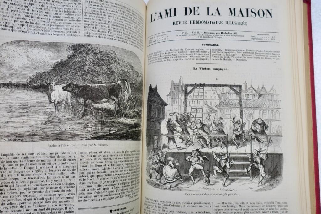L’Ami de la maison, année 1856 complet
