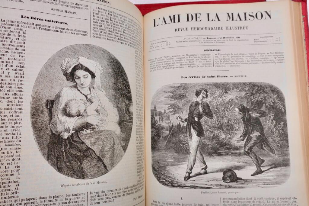 L’Ami de la maison, année 1856 complet