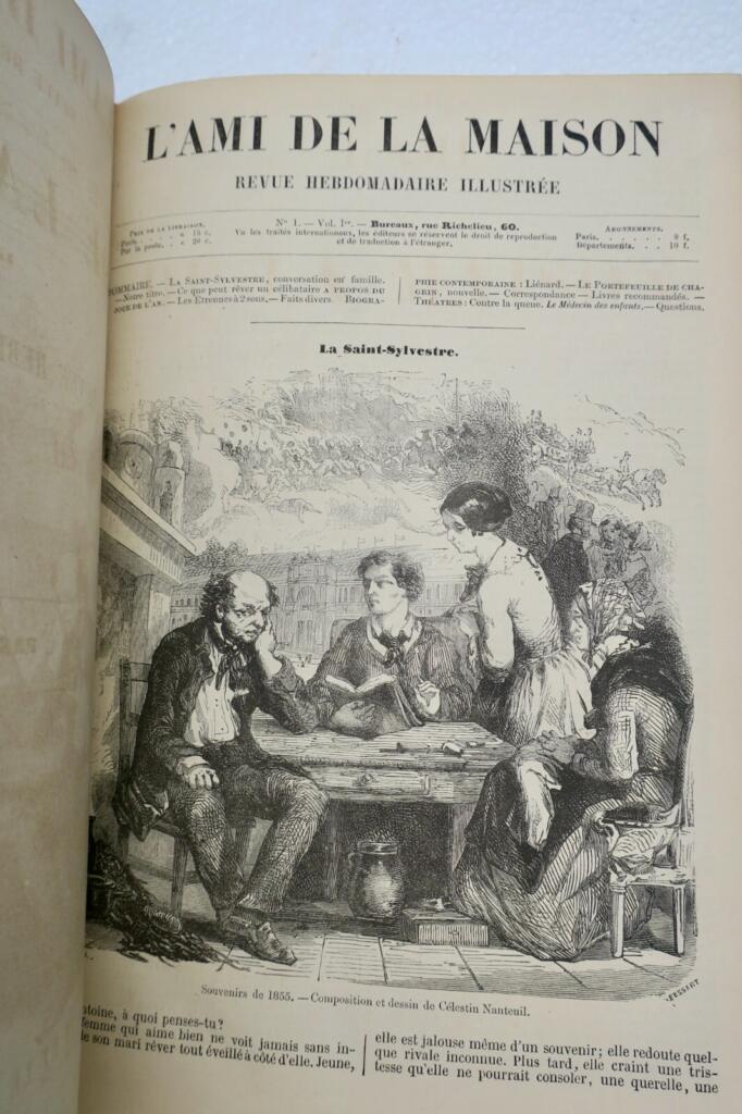 L’Ami de la maison, année 1856 complet