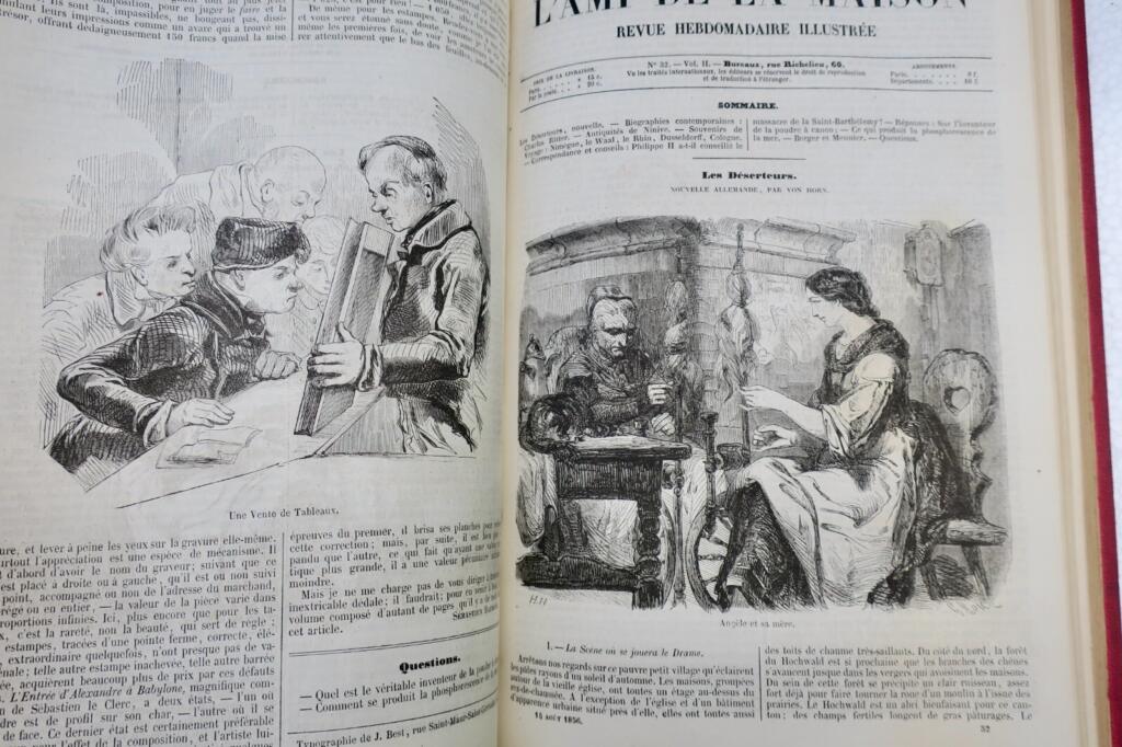 L’Ami de la maison, année 1856 complet