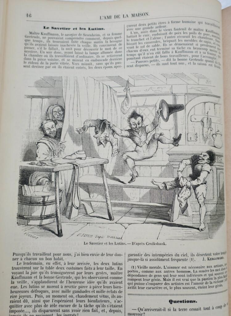L’Ami de la maison, année 1856 complet