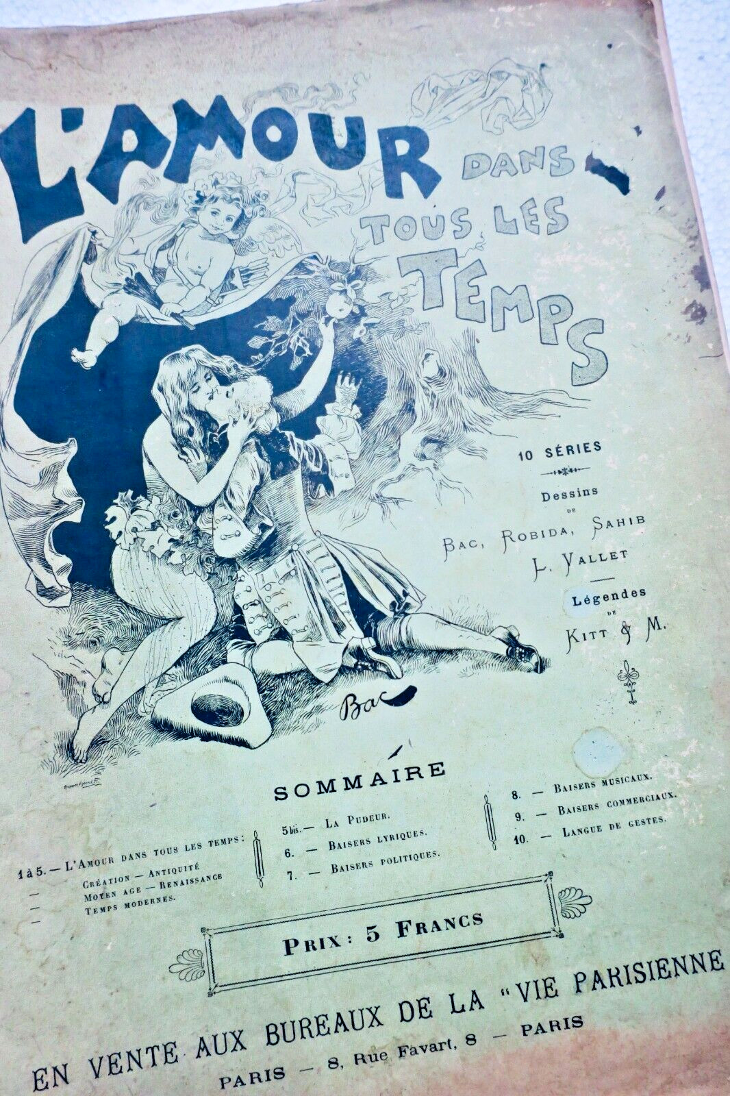 Love In All Times, dessins de BAC, ROBIDA, SAHIB, L. Vallet