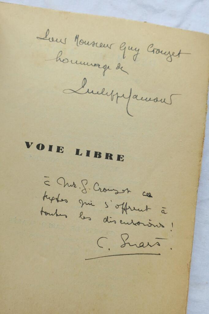 Original press copy with author dedications