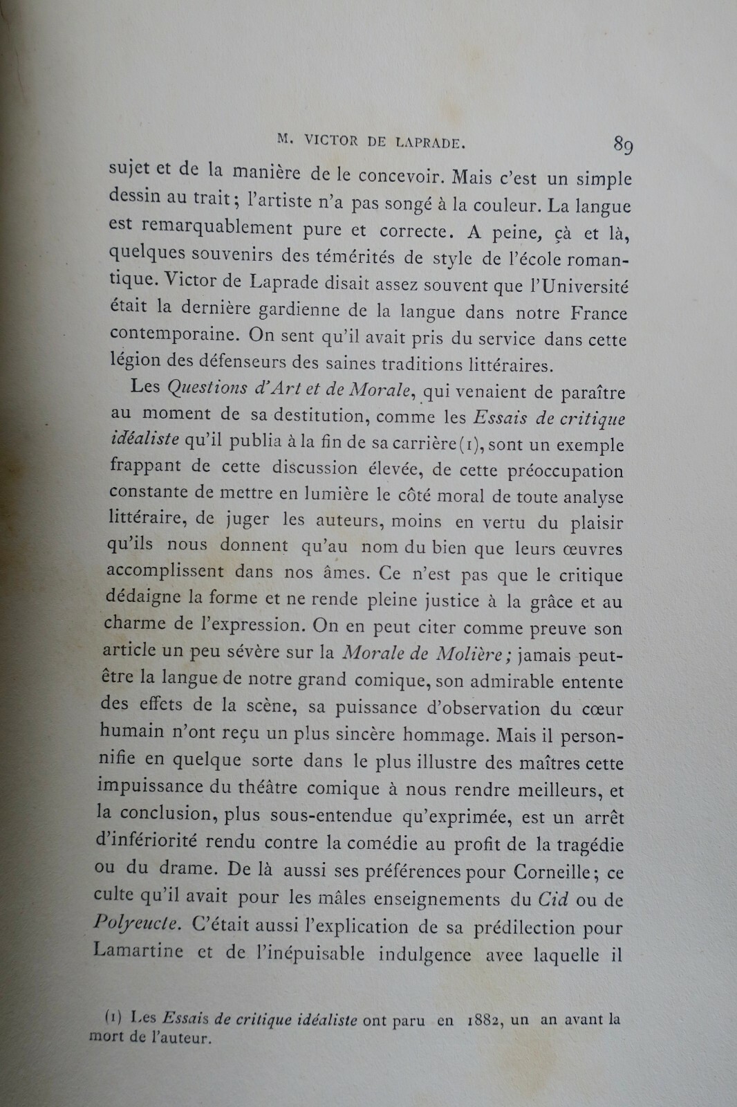 Laprade Notice sur M. Victor de Laprade 1884 - La Librairie Antique