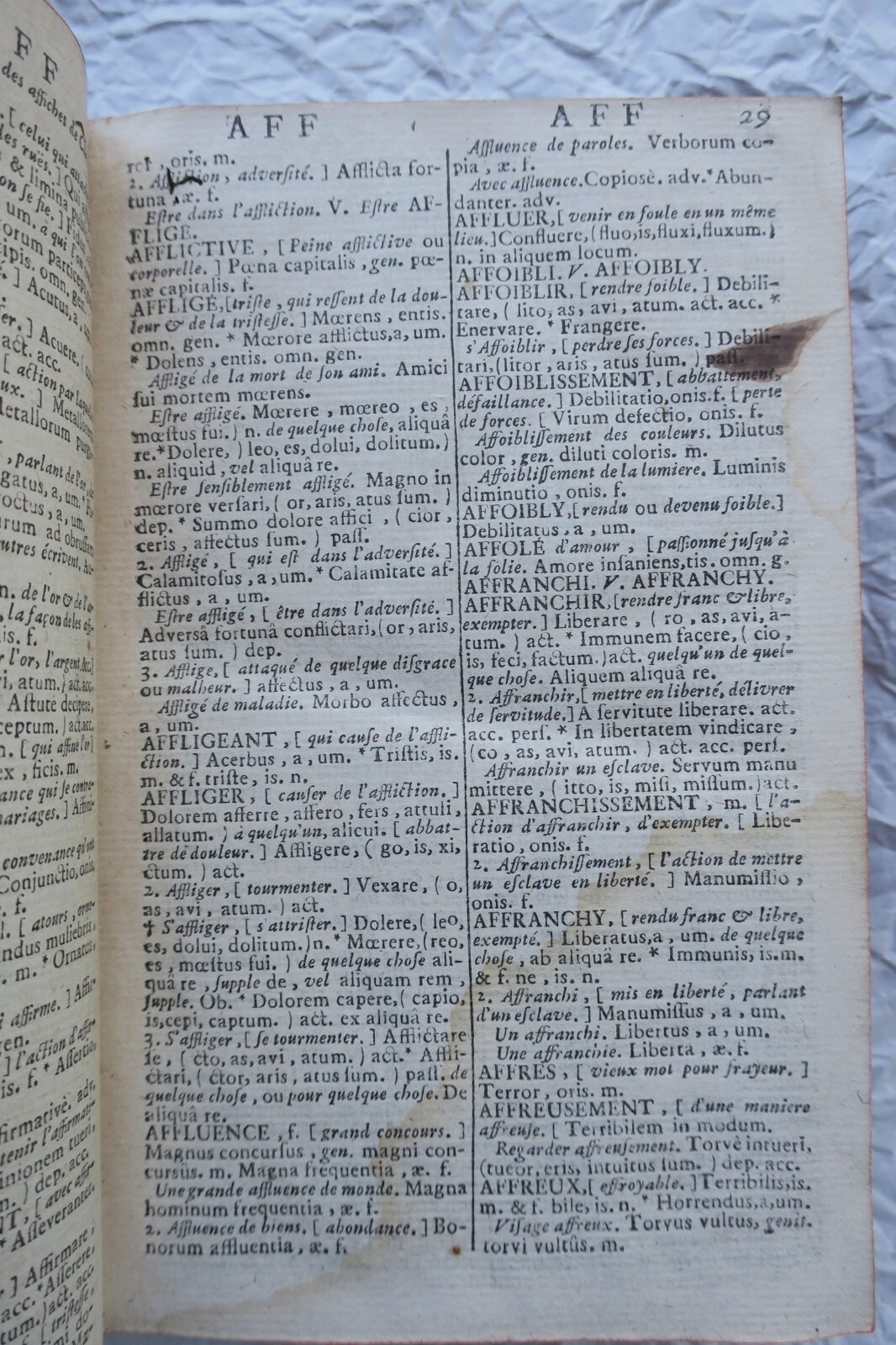 Französisch-Lateinisches Wörterbuch mit königlichem Apparat - Image 5