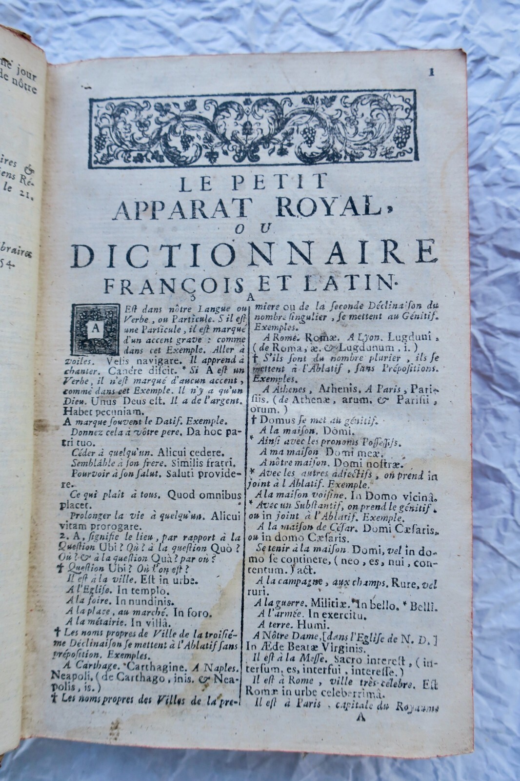 Französisch-Lateinisches Wörterbuch mit königlichem Apparat - Image 6