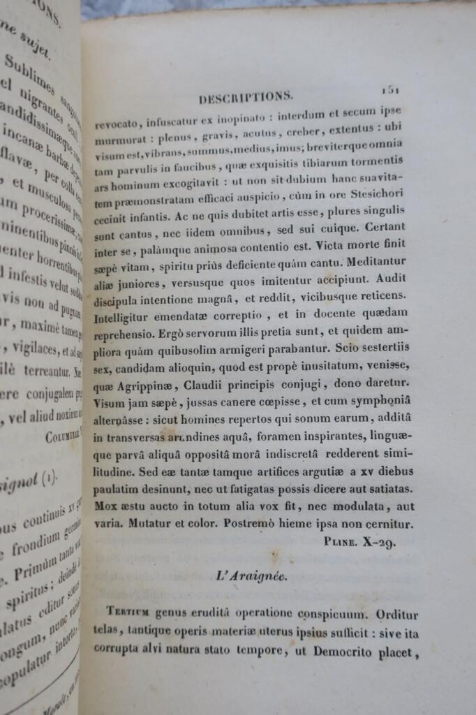 LATIN LECONS LATINES MODERNES DE LITTERATURE ET DE MORALE 1823
