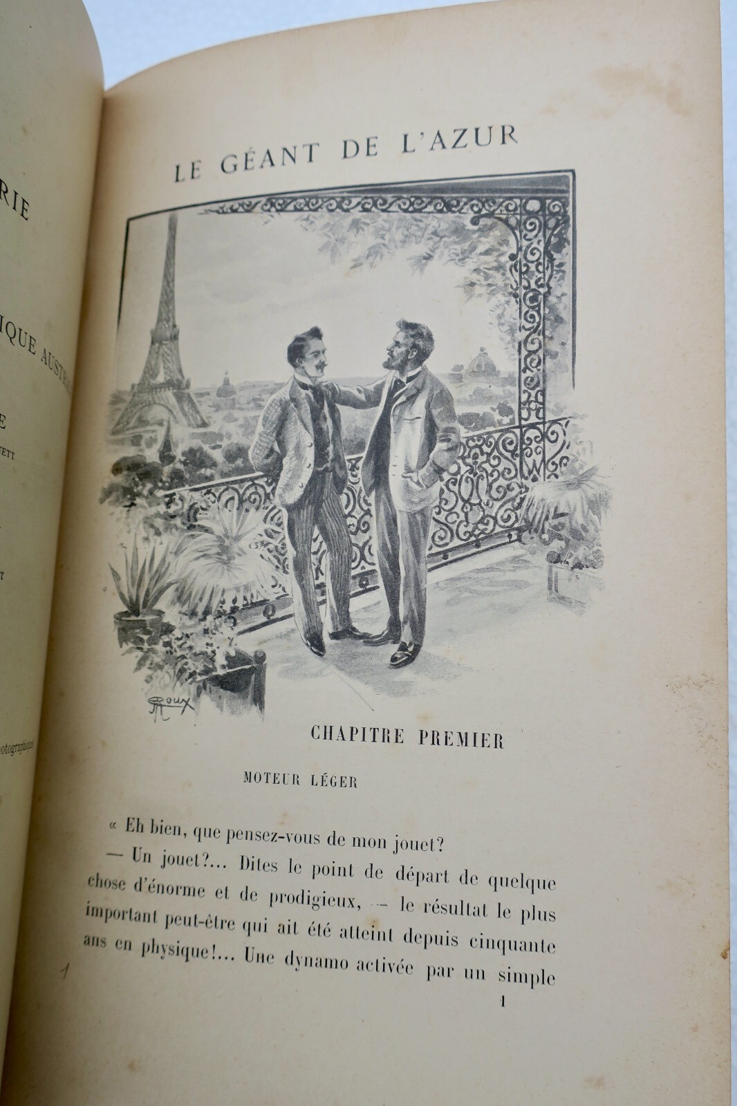 Laurie (André) Le géant de l'azur. Illustrations de Georges Roux. HETZEL - Image 4