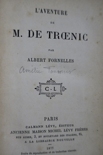 珍しい冒険小説<span class="lla-card-orig-wrap"><span class="lla-card-orig">❦ L’aventure de M.de Troenic. 1977</span></span> - La Librairie Antique