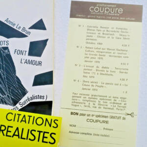 LE BRUN ANNIE LES MOTS FONT L'AMOUR (CITATIONS SURREALISTES)
