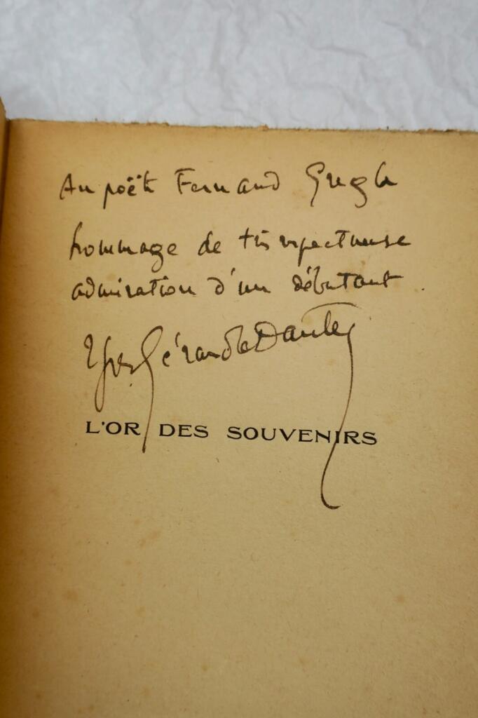 LE DANTEC L&rsquo;or des souvenirs 1917-1922 + dédicace