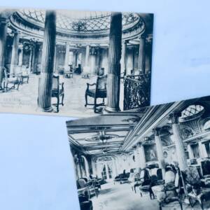 le havre le transatlantique FRANCE Rotonde et grand salon