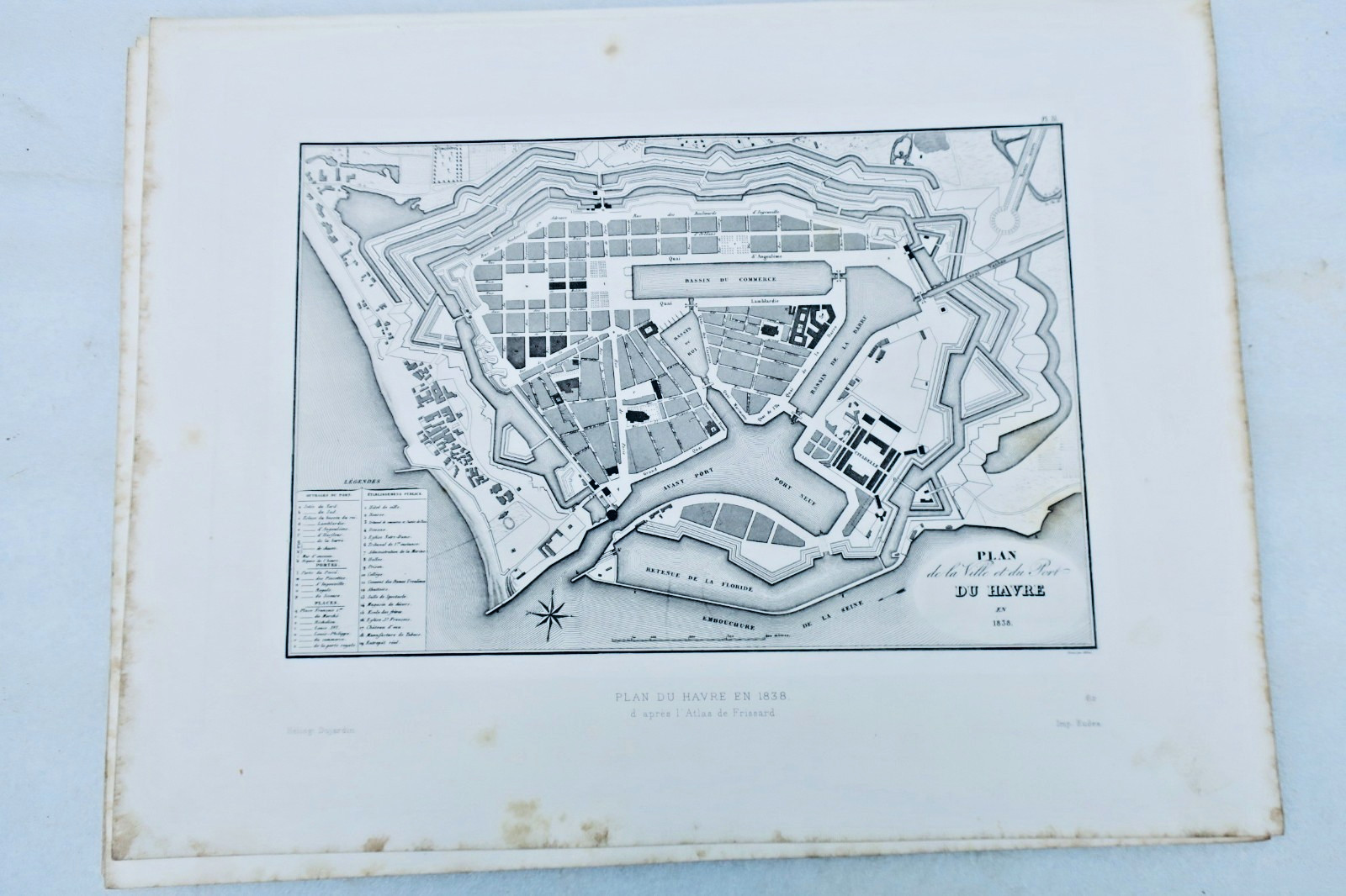 LE HAVRE planches EAUX-FORTES Le Havre autrefois 1883 – Image 10