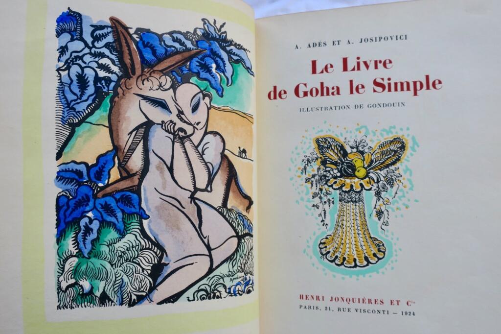 The Book Of Goha The Simple. Illustration By Gondouin